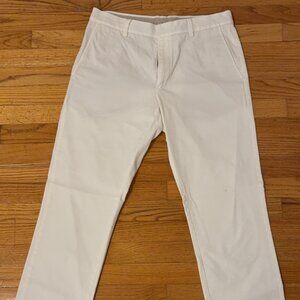 Men's Banana Republic Aiden Chino Pants (White) - 33x32